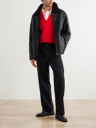 Auralee - Reversible Shearling Jacket - Black