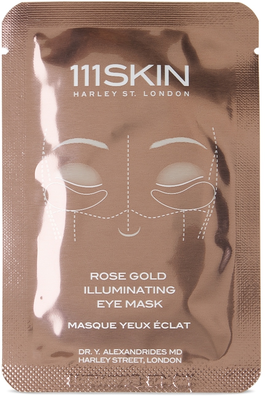 111 Skin Rose Gold Illuminating Eye Mask – Fragrance-Free, 6 mL