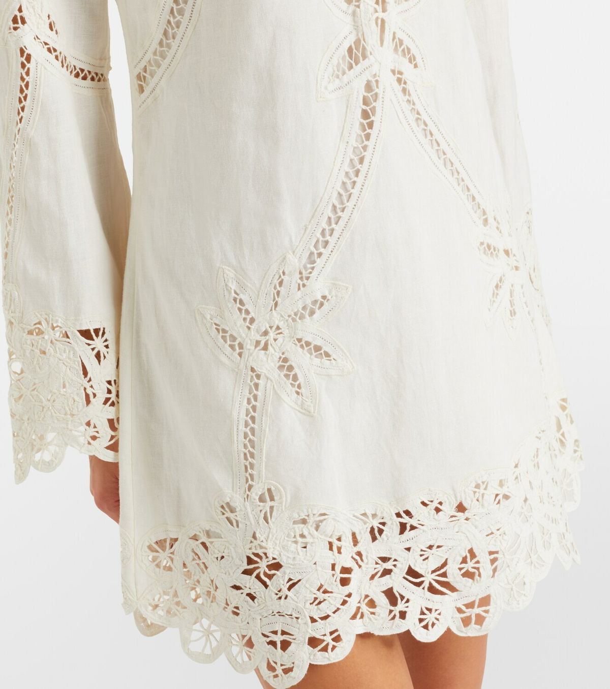 Veronica Beard Amberg cotton and linen minidress