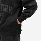 Awake NY Men's Script Quarter Zip Sweatshirt in Black