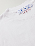 Off-White - Slim-Fit Logo-Print Cotton-Jersey T-Shirt - White