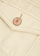 Paige Scout Panelled Cotton-blend Overshirt Jacket Ecru