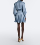 Zimmermann Silk satin wrap dress