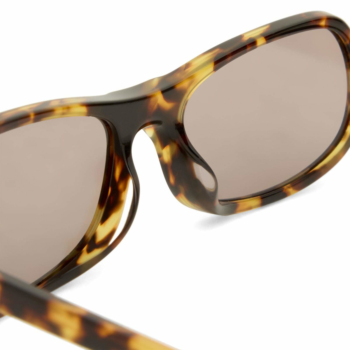 Miu Miu Eyewear B10SU Sunglasses in Honey Havana/Light Purple Brown 