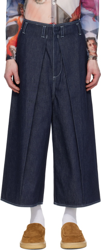 Photo: SUNNEI Navy Cholo Denim Shorts