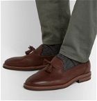 Brunello Cucinelli - Full-Grain Leather Tasselled Loafers - Brown
