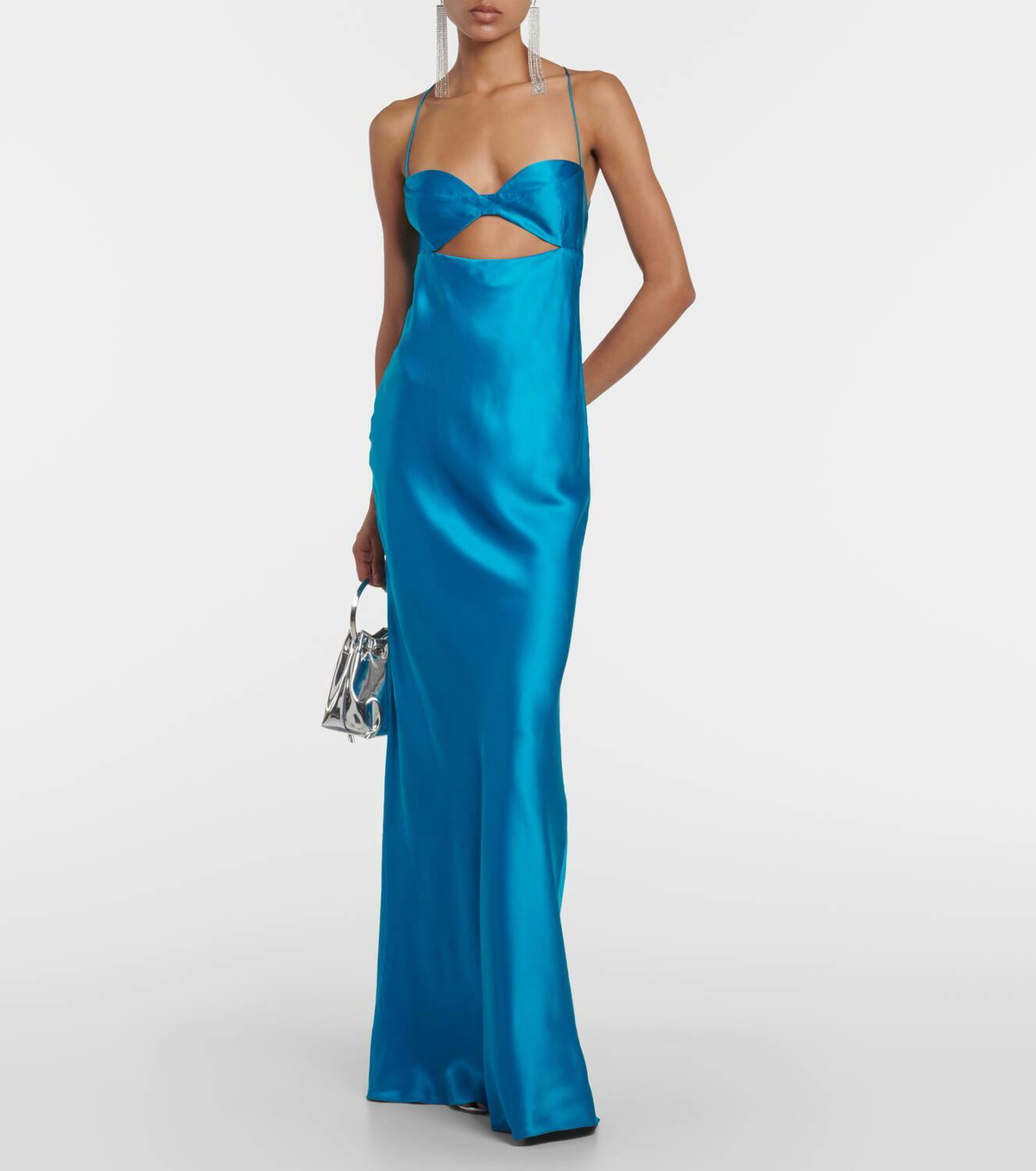 The Sei Silk satin gown