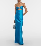The Sei Silk satin gown