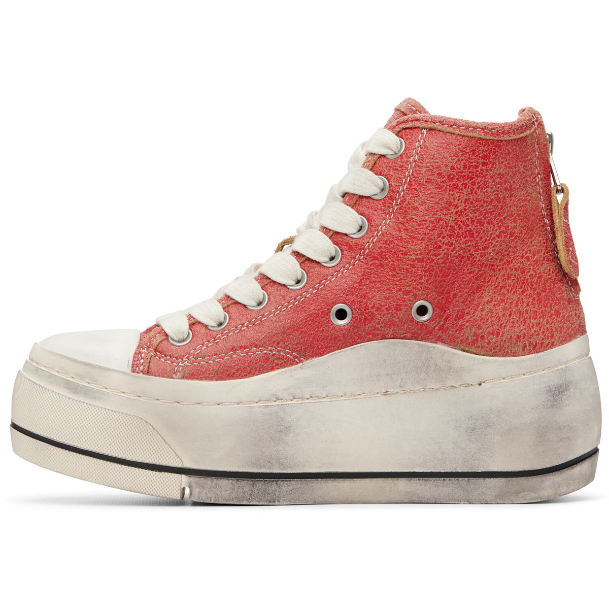 R13 Red Kurt High Top Sneakers