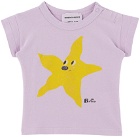 Bobo Choses Baby Purple Starfish T-Shirt