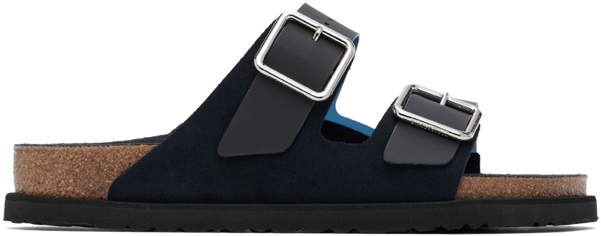 Birkenstock Navy 1774 Arizona PVC Milky Sandals Birkenstock