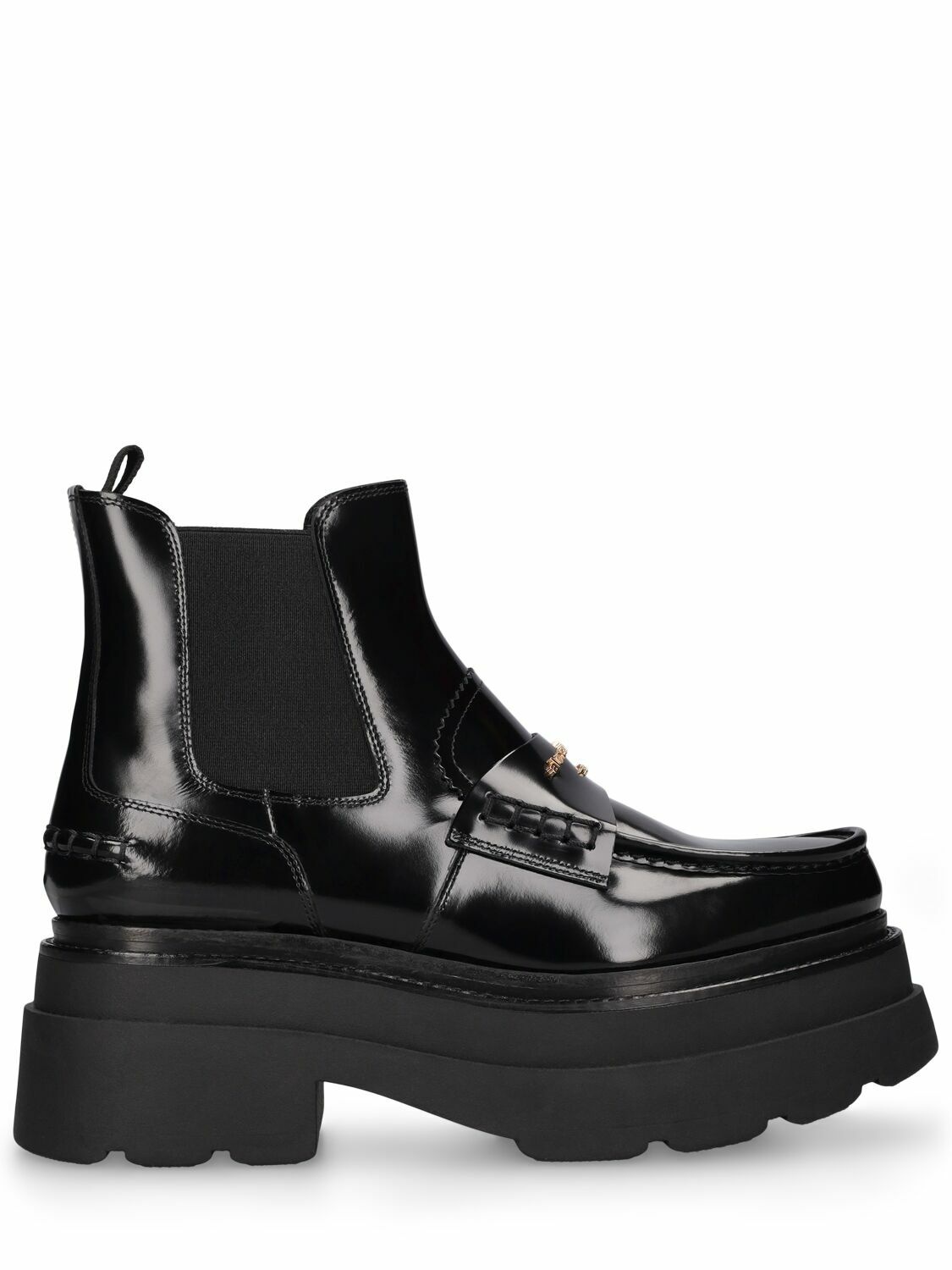 Photo: ALEXANDER WANG - 75mm Carter Brushed Leather Ankle Boots