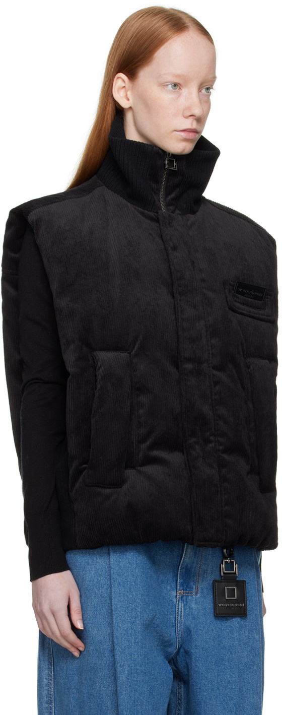 Wooyoungmi Black Down Vest
