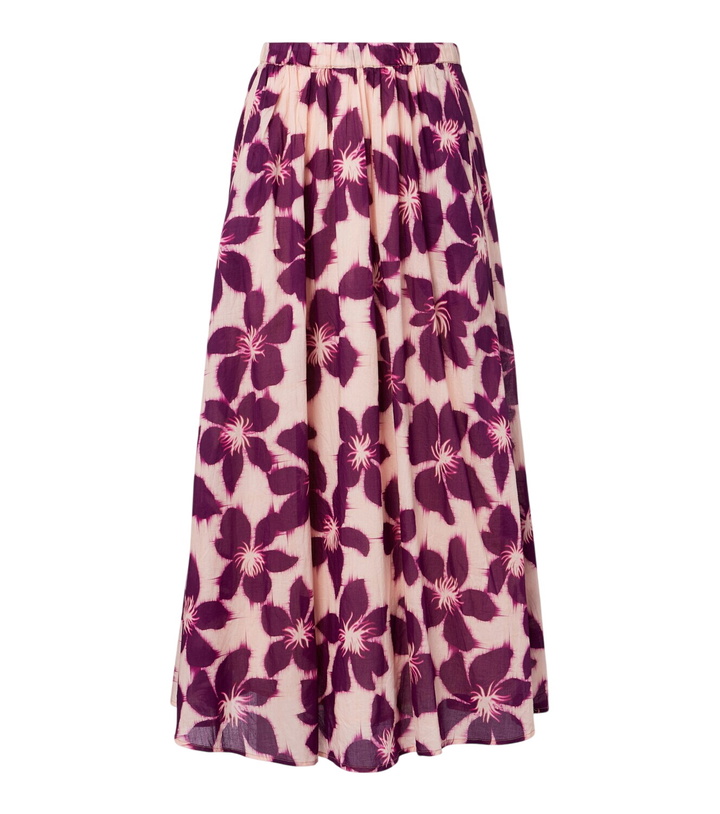 Photo: Velvet Jess floral cotton voile maxi skirt