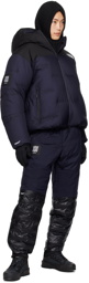 UNDERCOVER Navy & Black The North Face Edition Down Trousers