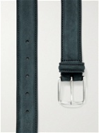 ANDERSON'S - 3cm Nubuck Belt - Blue