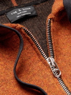 Rag & Bone - Venture Cashmere Zip-Up Hoodie - Orange