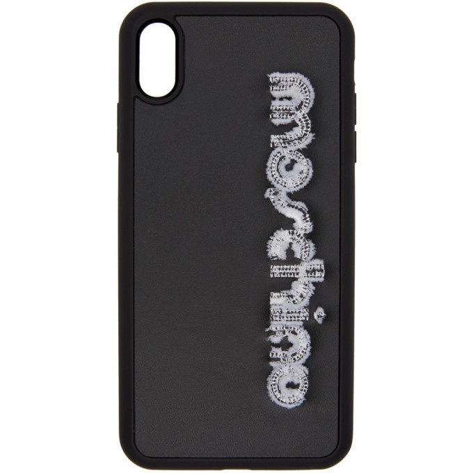 Photo: Moschino Black Logo iPhone XS Max Case