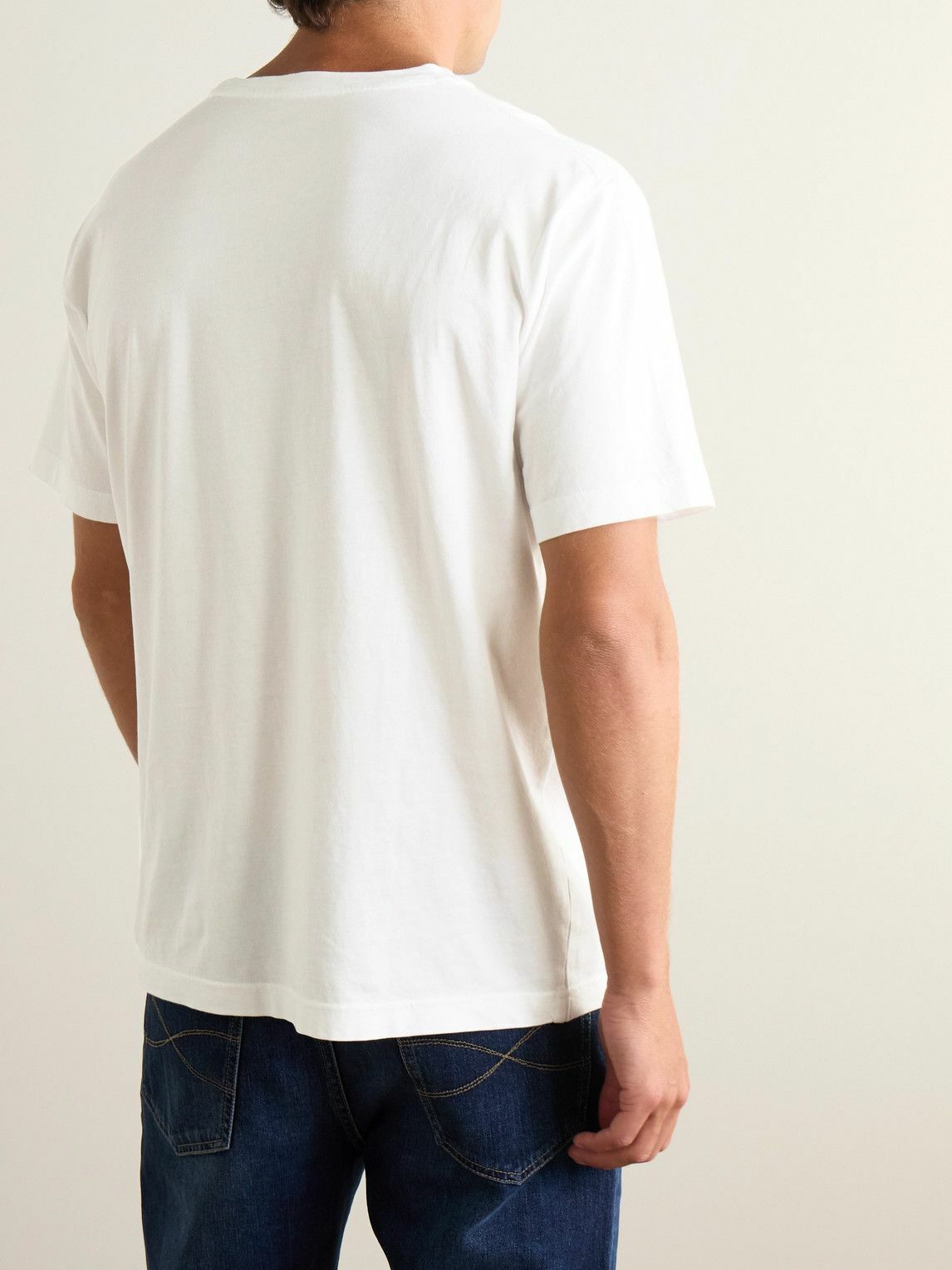 Peter Millar - Lava Wash Organic Cotton-Jersey T-Shirt - White