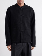 Blue Blue Japan - Mandarin-Collar Cotton-Sashiko Jacket - Black