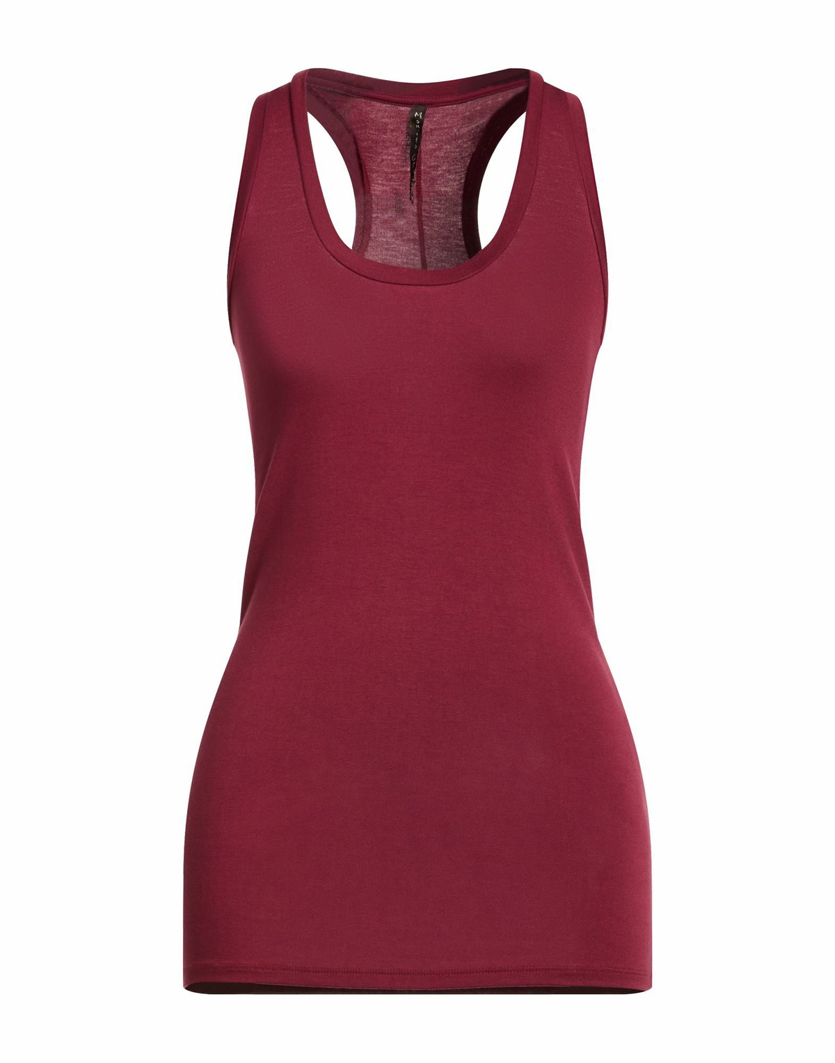 Manila Grace Womens Tank top in Burgundy