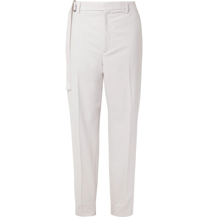 Photo: Valentino - Belted Woven Trousers - White