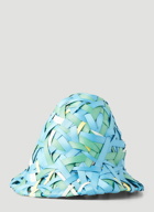 Upcycled Sun Hat in Blue