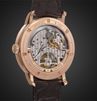 Vacheron Constantin - Traditionnelle Tourbillon Automatic 41mm 18-Karat Pink Gold and Alligator Watch, Ref. No. 6000T/000R-B346 - Brown