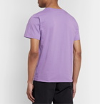 Saturdays NYC - Slash Printed Cotton-Jersey T-Shirt - Purple