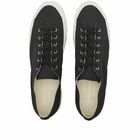 Common Projects Men's Tournament Low Classic Canvas Sneakers in Black