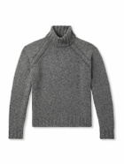 Zegna - Cashmere and Wool-Blend Rollneck Sweater - Gray