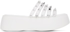 Jean Paul Gaultier White Melissa Edition Becky Punk Love Sandals