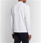 Club Monaco - Cotton-Jersey Mock Neck T-Shirt - White