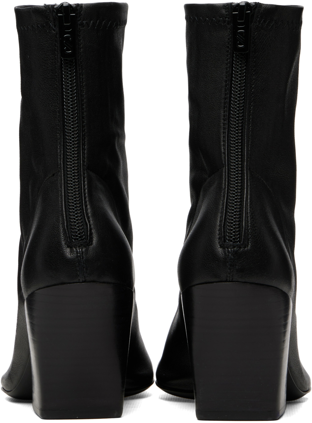 Proenza Schouler Black Slant Stretch Boots