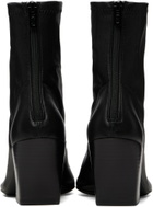 Proenza Schouler Black Slant Stretch Boots