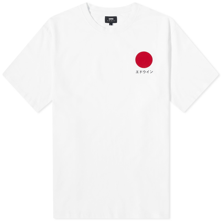 Photo: Edwin Men's Japanese Sun T-Shirt in White