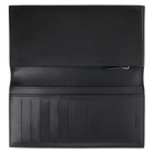 Givenchy Black and Grey Diagonal Logo Continental Wallet