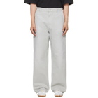 Maison Margiela Gray Double-Dyed Workwear Trousers