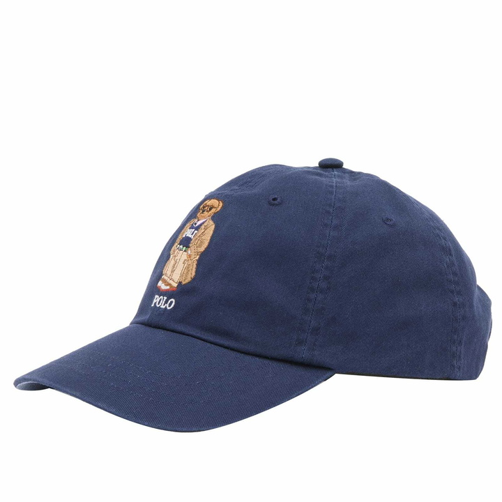 Photo: Polo Ralph Lauren Men's Bear Cap in Newport Navy 