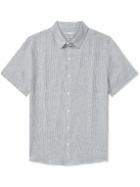 Onia - Jack Air Striped Linen and Lyocell-Blend Shirt - Blue