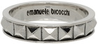 Emanuele Bicocchi Silver Pyramid Ring