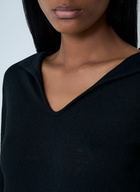 Yohji Yamamoto Lace-Up Wool Sweater