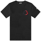 Moncler Men's Logo Outline T-Shirt in Black