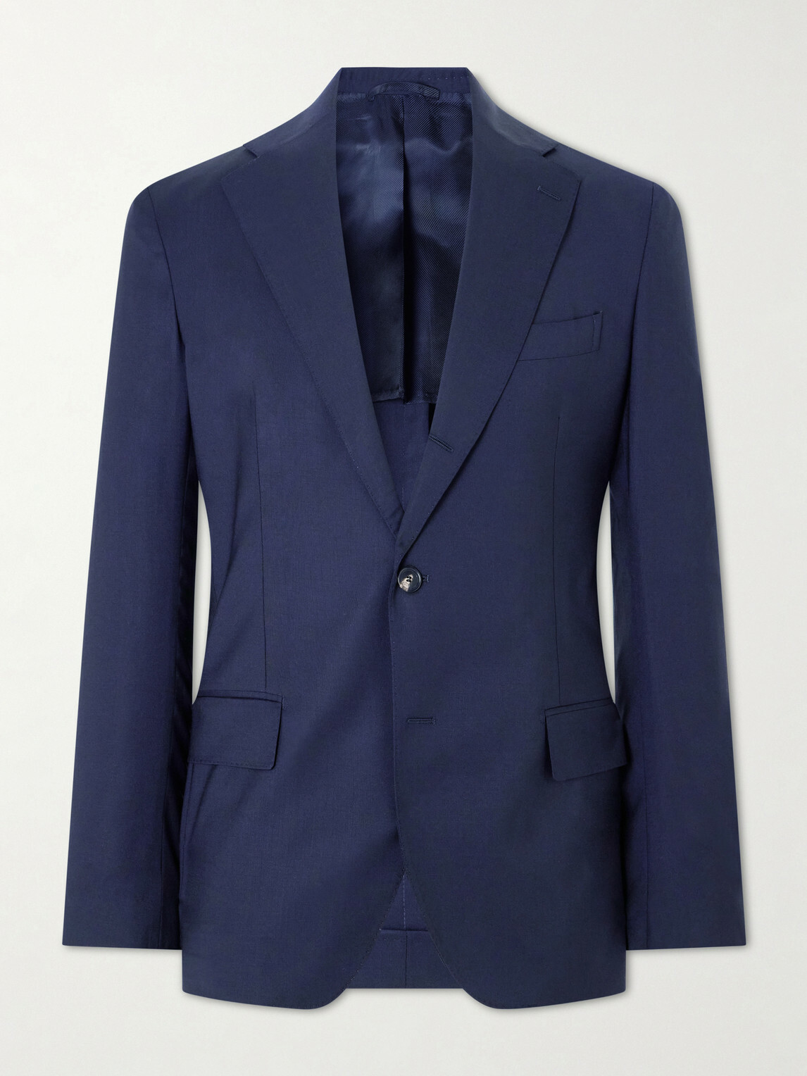 De Petrillo - Virgin-Wool Blend Suit Jacket - Blue