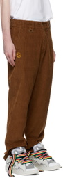 drew house SSENSE Exclusive Brown Cotton Trousers