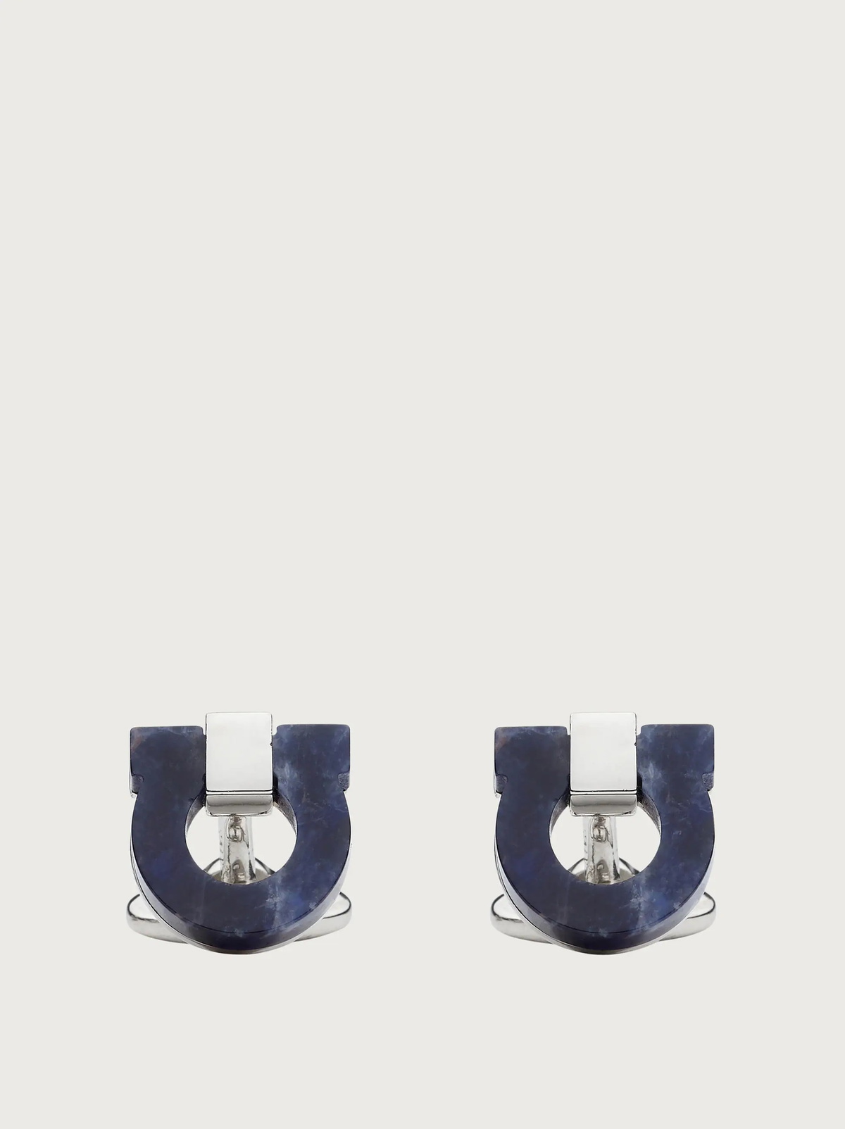 Ferragamo Mens Gancini cufflinks in Blue