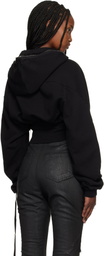 Rick Owens DRKSHDW Black Temple Collage Hoodie