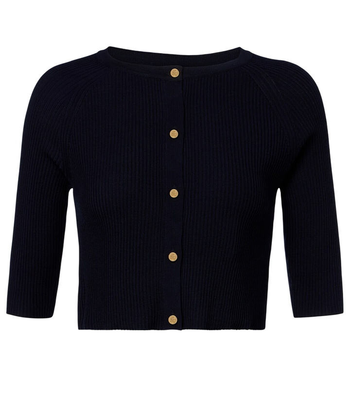 Photo: 'S Max Mara Cropped virgin wool cardigan