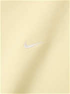 Nike - Solo Swoosh Logo-Embroidered Cotton-Blend Jersey Sweatshirt - Yellow