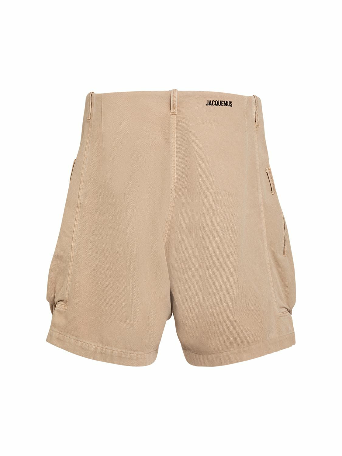 Jacquemus Le Short Cargo Croissant コットンハーフパンツ Le Short Cargo Croissant cotton shorts in beige - Jacquemus